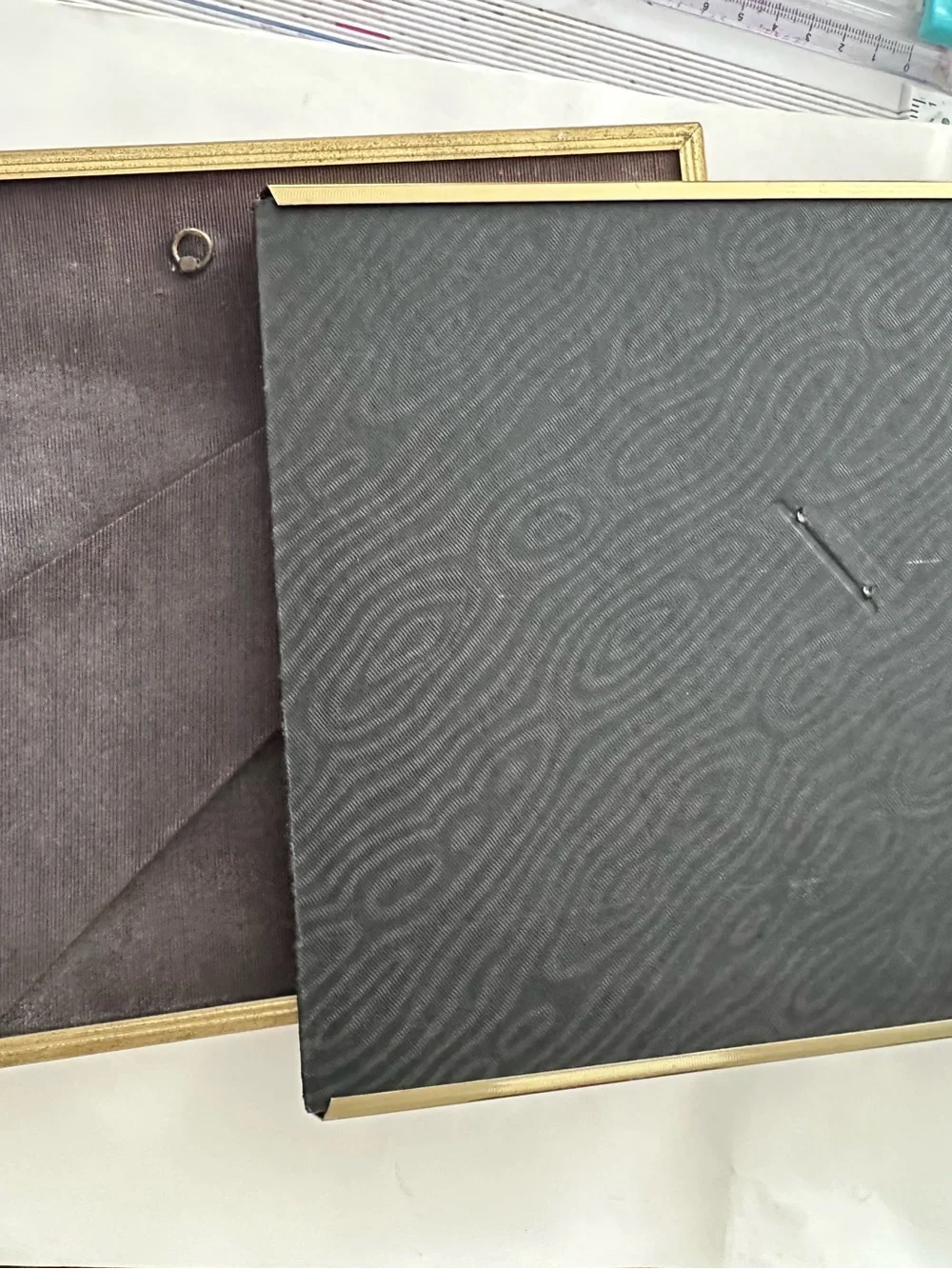 2 VINTAGE ORNATE GOLD METAL NEO CLASSICAL PICTURE FRAME FITS 8X10